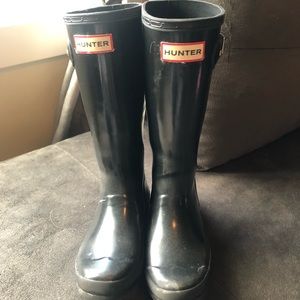 Hunter boots little girl size 1